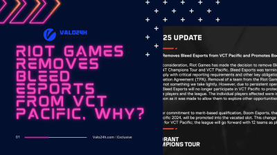 Riot Games Removes Bleed Esports from VCT Pacific, Why