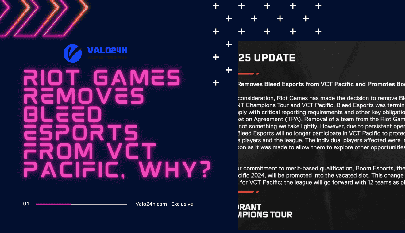 Riot Games Removes Bleed Esports from VCT Pacific, Why